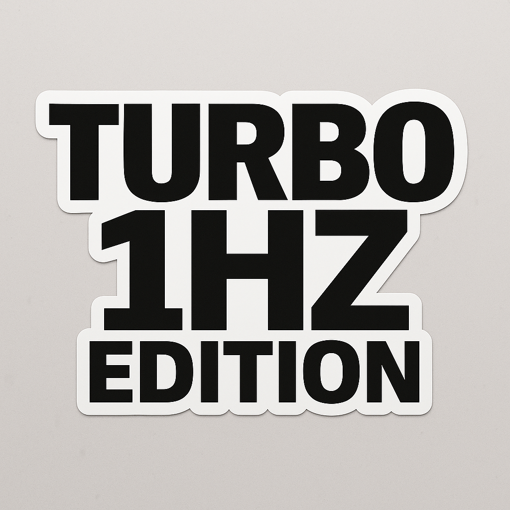 Turbo 1HZ Edition Sticker – Land Cruiser 4WD Decal | Stick-Dat