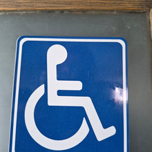 Load image into Gallery viewer, Handicap access sign on a door

