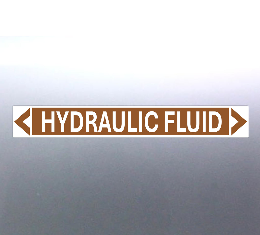 Hydraulic Fluid Pipe Marker | Durable & Compliant Labeling Solutions