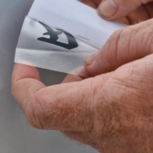 Load image into Gallery viewer, Hand holding a small white card with black text against a neutral background
