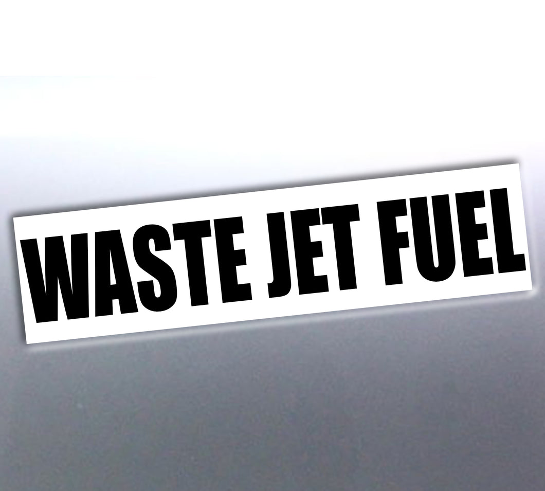 Waste Jet Fuel Storage Container Sticker - Stick-Dat