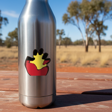 Load image into Gallery viewer, Aboriginal Fist on Water Bottle
