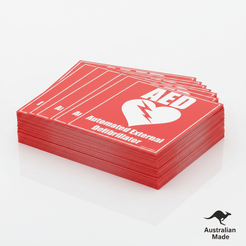 AED Plastic Sign Bulk Pack