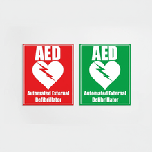 Load image into Gallery viewer, AED Plastic Sign Colour Variants
