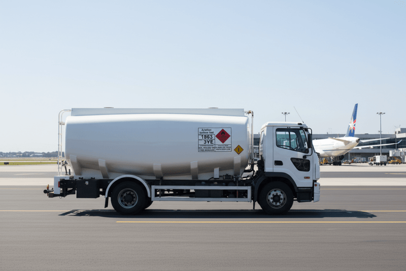 Airport refuelling tanker