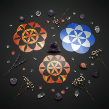 Load image into Gallery viewer, All 3 designs with crystals flat lay

