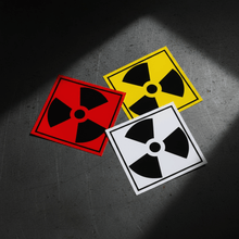 Load image into Gallery viewer, All 3 Flat Lay radioactive decals
