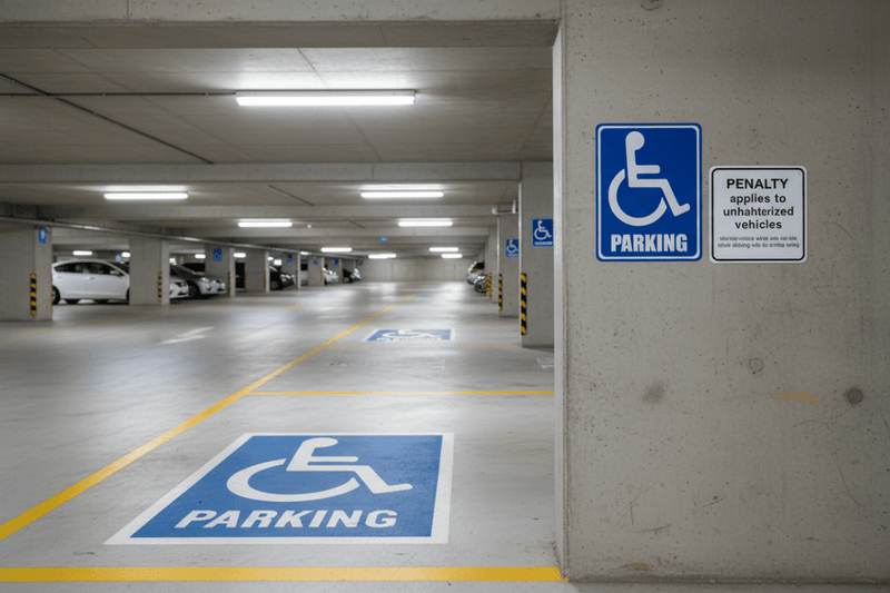 Apartment Building Car Park