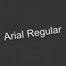Load image into Gallery viewer, Arial Regular – White
