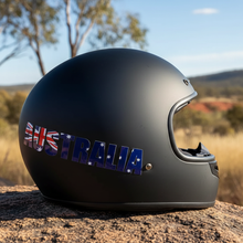Load image into Gallery viewer, Australia sticker on motorcycle helmet
