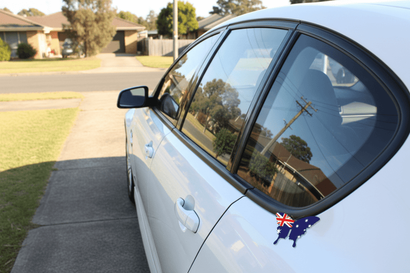 Australian Butterfly on Car