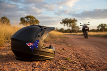 Load image into Gallery viewer, Australian Butterfly on Helmet
