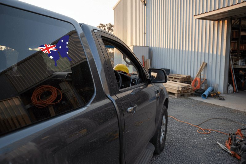 Australian Butterfly on Ute