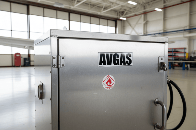 Aviation hangar cabinet