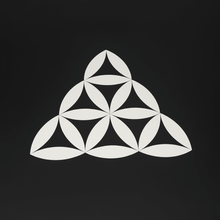 Load image into Gallery viewer, Beige Alien Sacred Geometry Sticker
