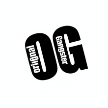 Load image into Gallery viewer, Black OG Original Gangster vinyl sticker
