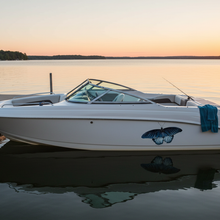 Load image into Gallery viewer, Boat hull blue butterfly
