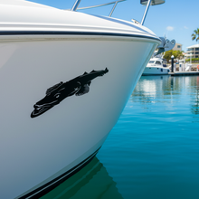 Load image into Gallery viewer, Boat Hull flathead decal silhouette
