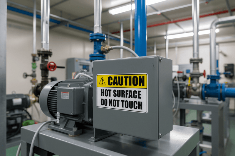 Caution Sign Industrial