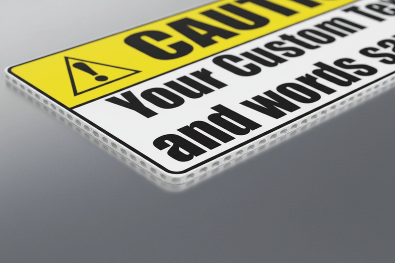 Caution Sign Material