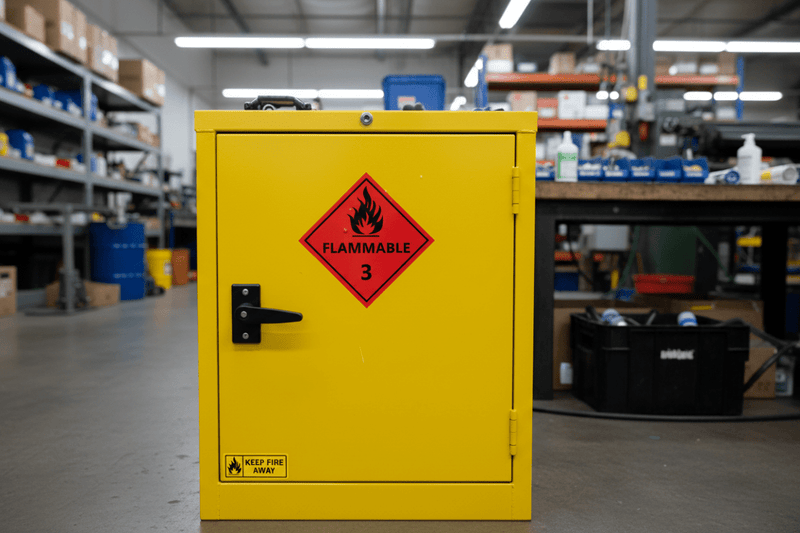 Class 3 on safety cabinet