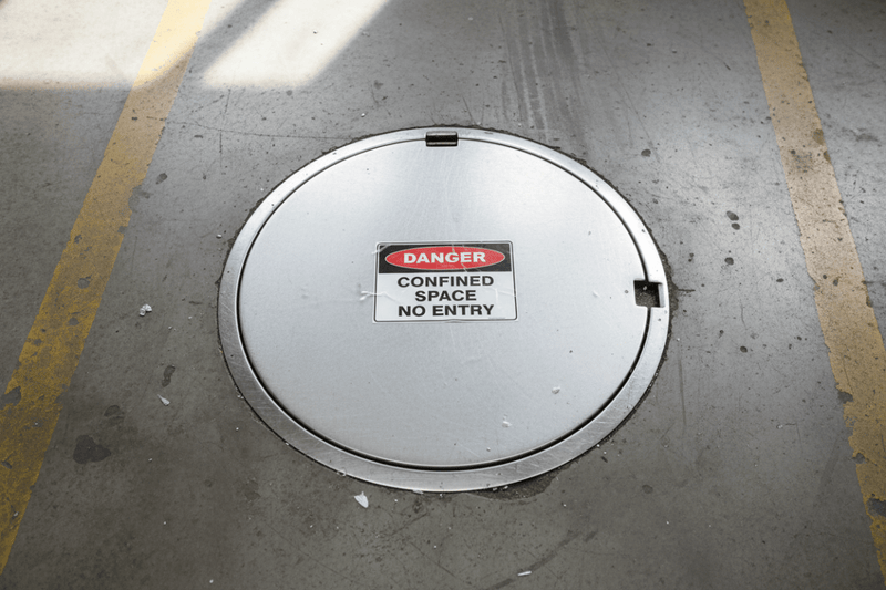 Confined Space - Floor hatch