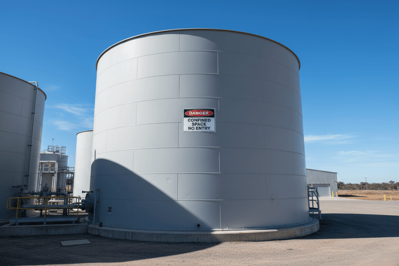 Confined Space - Storage tank