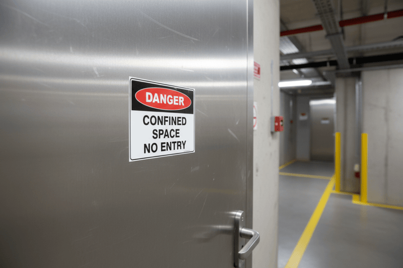 Confined Space - Vault door