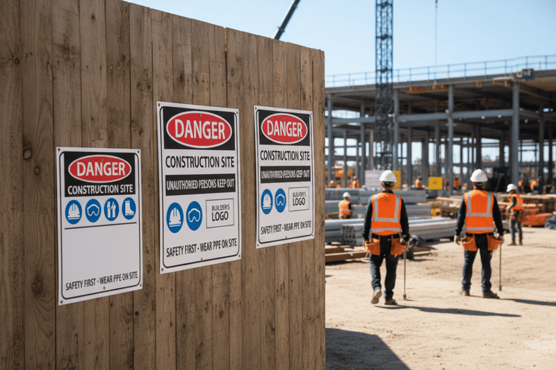 Construction Site Signs Hoarding