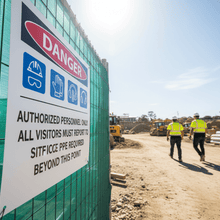 Load image into Gallery viewer, Construction Site Signs Temp Fencing
