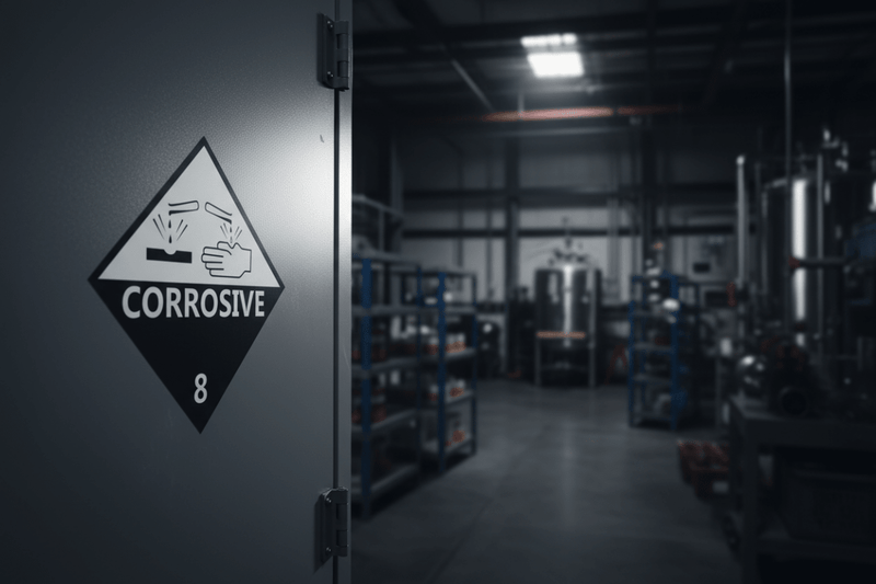 Corrosive Class 8 HAZMAT – Storage Cabinet