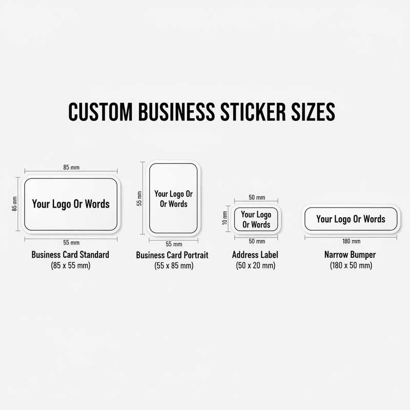 Custom business sizes