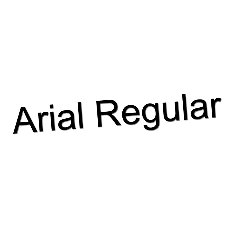 Custom Text Sticker – Your Words, Any Font & Colour | Australian Made