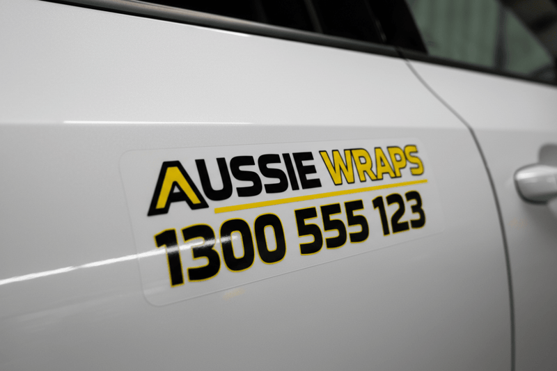 Custom Vehicle Stickers Close-Up