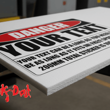 Load image into Gallery viewer, Custom Warning Signs Close-Up
