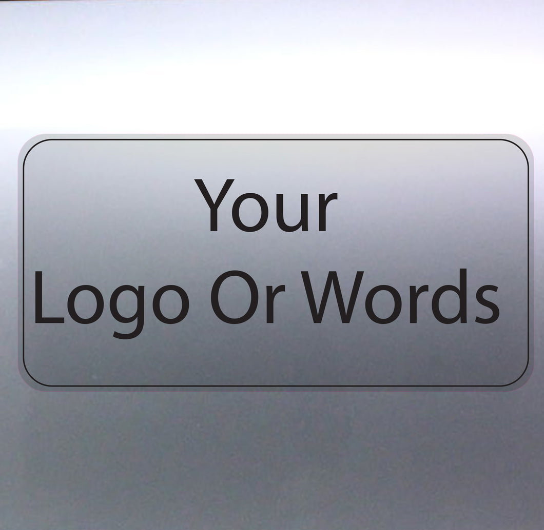 100 Versatile 15x75mm Clean Vinyl Sticker - Perfect for Logos, Name Tags, and More | Stick-Dat