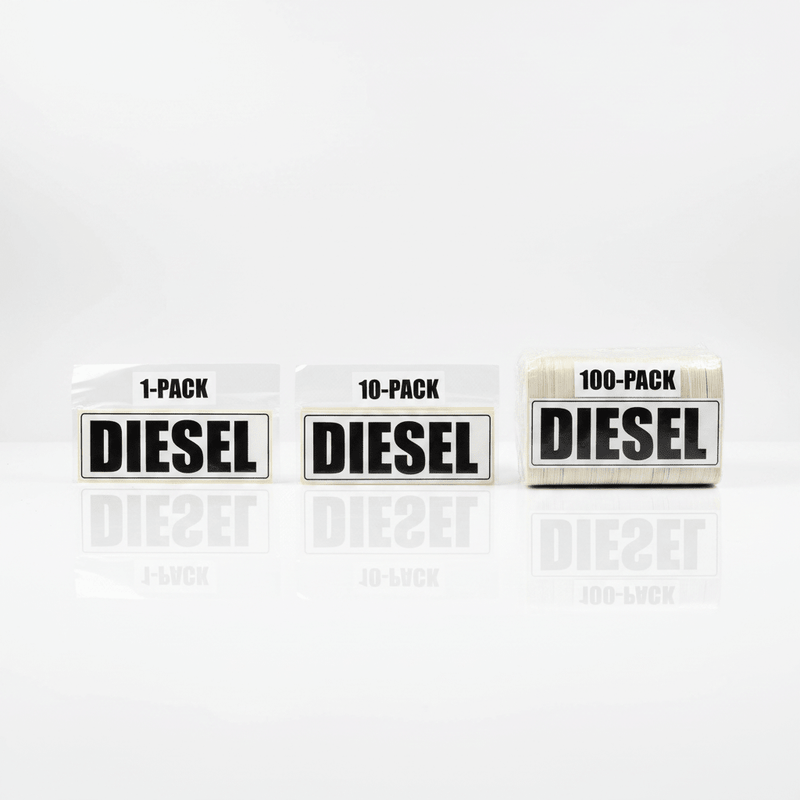 Diesel sticker bulk packs 1 10 100