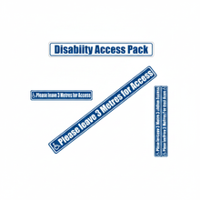 Load image into Gallery viewer, Disability access pack three sticker variants
