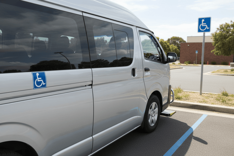 Disabled Van Door