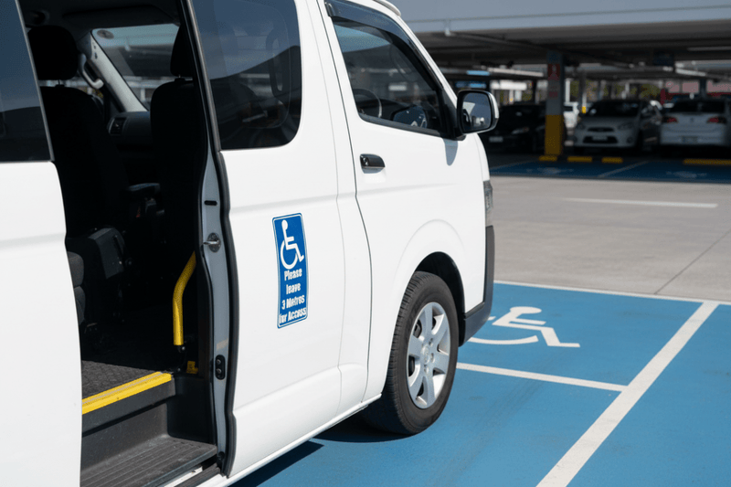 Disabled Van Door