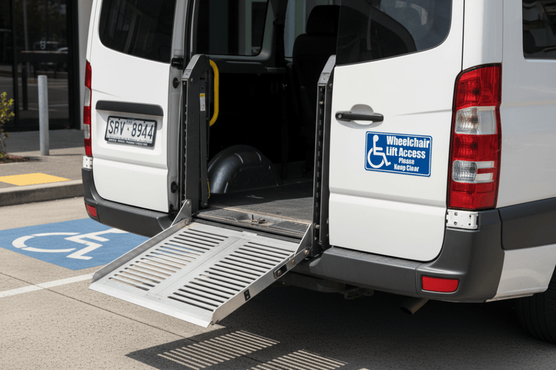 Disabled Van Rear Door