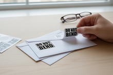 Load image into Gallery viewer, DO NOT BEND Being Applied
