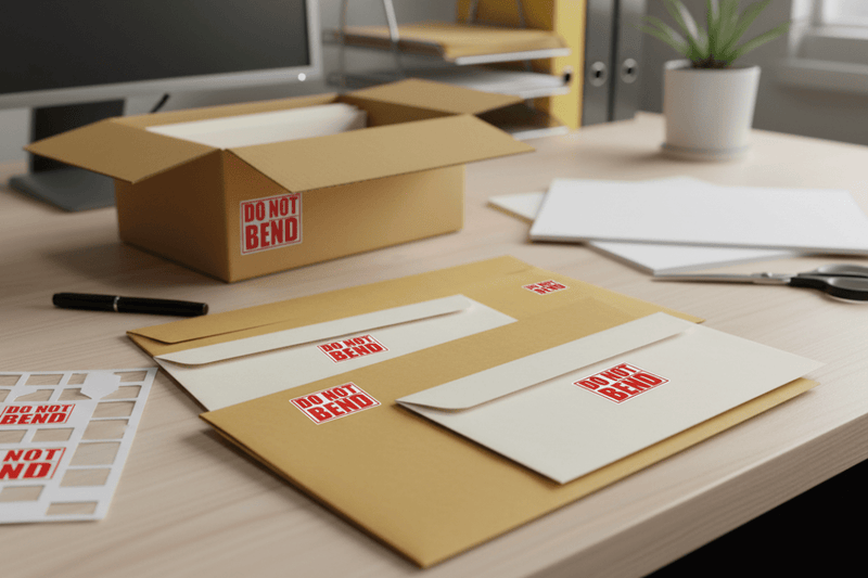 DO NOT BEND on Documents