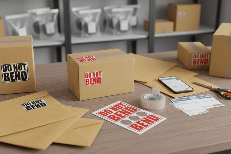 DO NOT BEND on Online Orders
