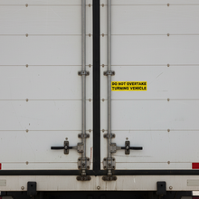 Load image into Gallery viewer, Do Not Overtake on Box Truck
