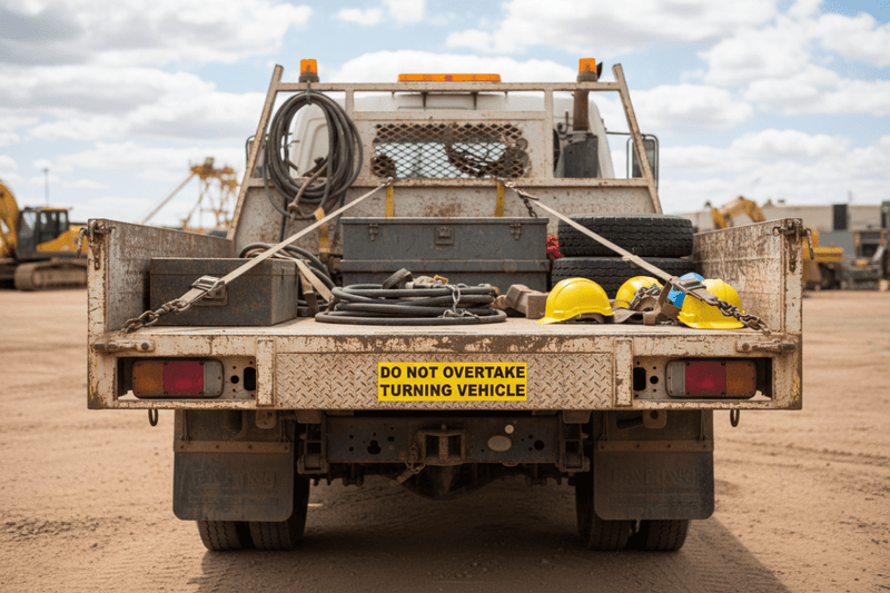 Do Not Overtake on Flatbed
