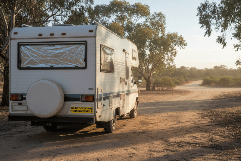 Do Not Overtake on Motorhome