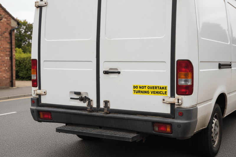 Do Not Overtake on Van