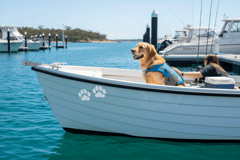 Dog Paws - Boat