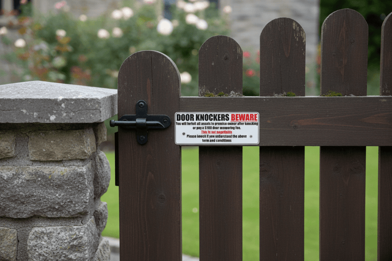 Door Knockers on Gate